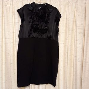 Ruffled front dress